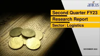 Logistics Sector Second Quarter FY23 Research Report | Amicus Growth Advisors