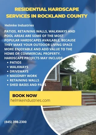 Residential Hardscape Services in Rockland County