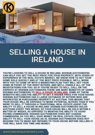 Selling A House in Ireland