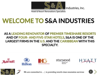 S & A Industries.