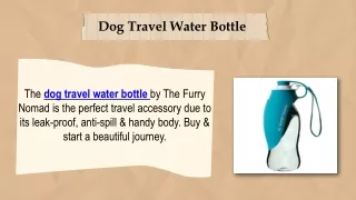 Dog Travel Water Bottle