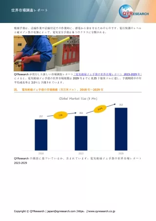 電気絶縁ゴム手袋の世界市場の現状と推移2023-2029年までの予測