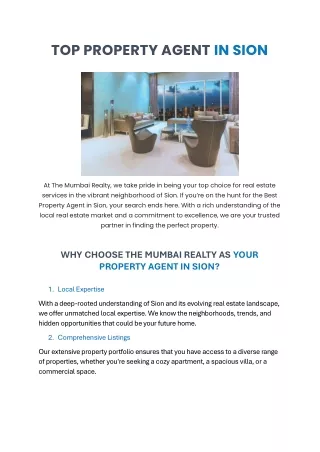 TOP PROPERTY AGENT