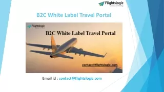 B2C White Label Travel Portal