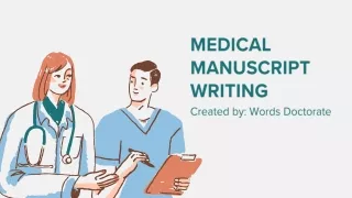 Medical Manuscript Writing In Denver