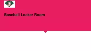 Baseball Locker Room