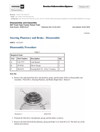 Caterpillar Cat D6T TRACK-TYPE TRACTOR (Prefix JWD) Service Repair Manual (JWD00001 and up)