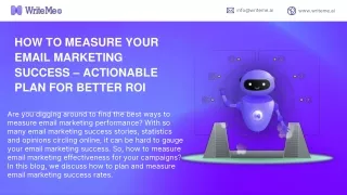 HOW TO MEASURE YOUR EMAIL MARKETING SUCCESS – ACTIONABLE PLAN FOR BETTER ROI