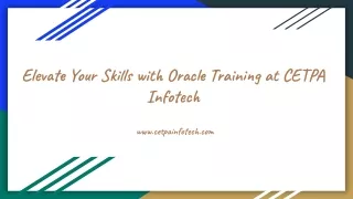 Oracle Training in Noida