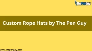 custom rope hats