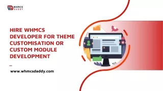 Hire Whmcs Developer For Theme Customisation Or Custom Module Development