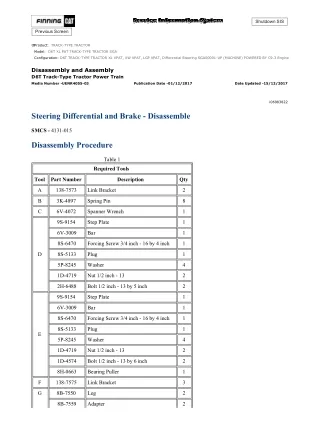 Caterpillar Cat D6T XL PAT TRACK-TYPE TRACTOR (Prefix SGA) Service Repair Manual (SGA00001 and up)