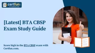 [Latest] BTA CBSP Exam Study Guide