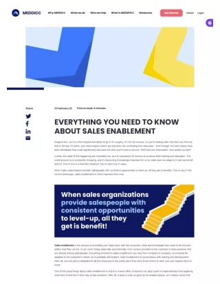 Evreythinng You Need To Know About Sales Enablement