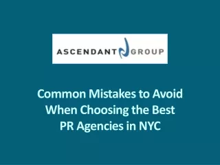 NYC PR Agencies Redefining Communication Standards