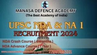 UPSC NDA & NA 1 Recruitment 2024