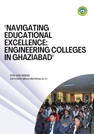 Navigating Educational Excellence Engineering Colleges in Ghaziabad