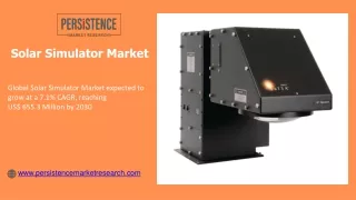 Solar Simulator Market Size, Business Challenges, Emerging Technologies & Compet