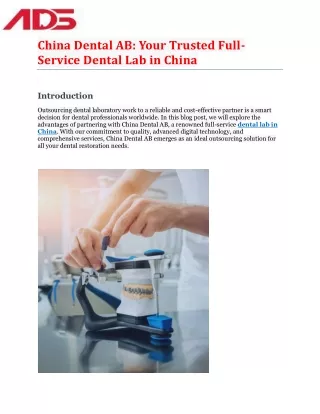 Full-Service-Dental-Lab-in-China