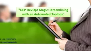 GCP DevOps Training institute in Ameerpet - Visualpath