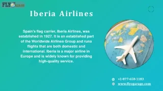 Get Comfort: Book Iberia Flights Effortlessly | Call  1-877-658-1183