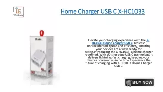 Home Charger USB C X-HC1033