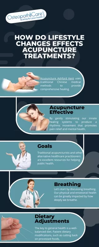 How Do Lifestyle Changes Effects Acupuncture Treatments