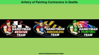 Artistry of Painting Contractors in Seattle