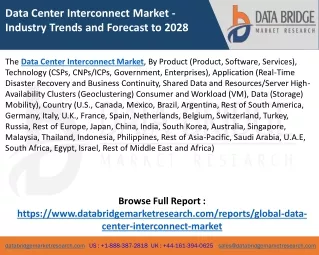 Data Center Interconnect Market