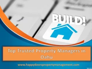 Top Trusted Property Managers in Oahu