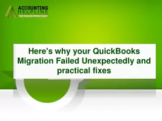 Proven Solutions For QuickBooks Migration Failed Unexpectedly