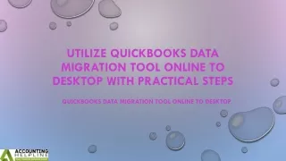 Easy guide for QuickBooks Data Migration Tool Online to Desktop