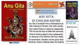 Anu Gita in English rhyme