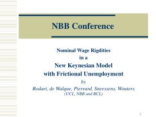 NBB Conference