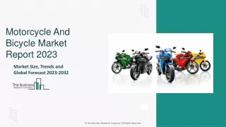 Motorcycle And Bicycle Market Size, Growth, Overview, Industry Forecast By 2033