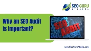 Why An SEO Audit Is Important