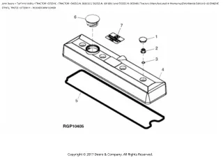 John Deere 5425 (S.N. 002632-) Tractor (Manufactured in Monterrey) (Worldwide Edition) Parts Catalogue Manual (PC6101)