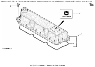 John Deere 5510N Tractor (Europe Edition) Parts Catalogue Manual (PC4381)