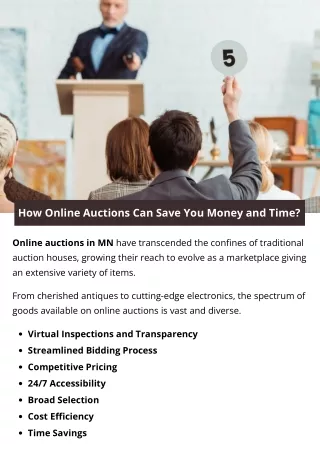 How Online Auctions Can Save You Money and Time?