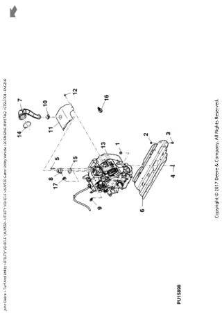 John Deere XUV550 Gator Utility Vehicle Parts Catalogue Manual (PC10853)