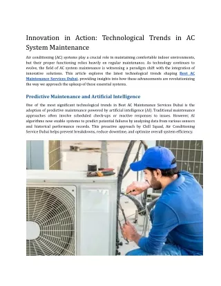 Innovation in Action_ Technological Trends in AC System Maintenance