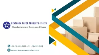 Top Corrugated Box Manufacturers in Namakkal