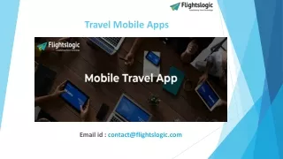 Travel Mobile Apps