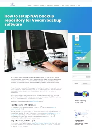 Synergizing Storage Solutions: Harnessing the Power of NAS and Backup Repositori