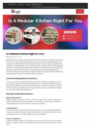 Is A Modular Kitchen Right For You?