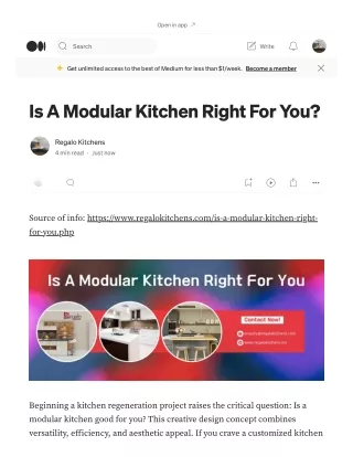 Is A Modular Kitchen Right For You?