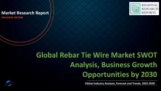 Rebar Tie Wire Market SWOT Analysis, Business Growth Opportunities by 2030