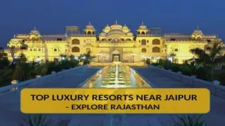 Resorts in Jaipur | Corporate Offsite Venues in Jaipur
