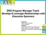 ERG Program Manager Track: Develop Leverage Relationships with Executive Sponsors