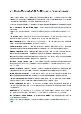 Microscopy Market_Blog